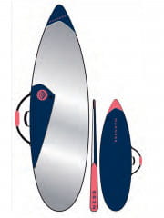 Madness Boardbag PE 6.0" Shortboard Blau/Rot