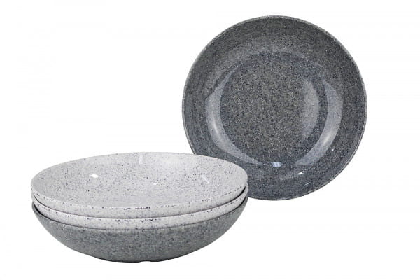 Gimex Suppenteller Melamin Classic Line Granite 4-Tlg. Set