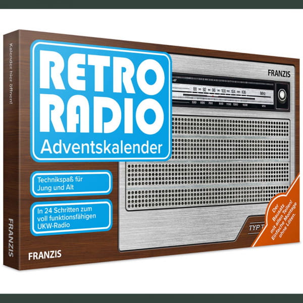 Franzis Adventskalender Retro-Radio Adventskalender