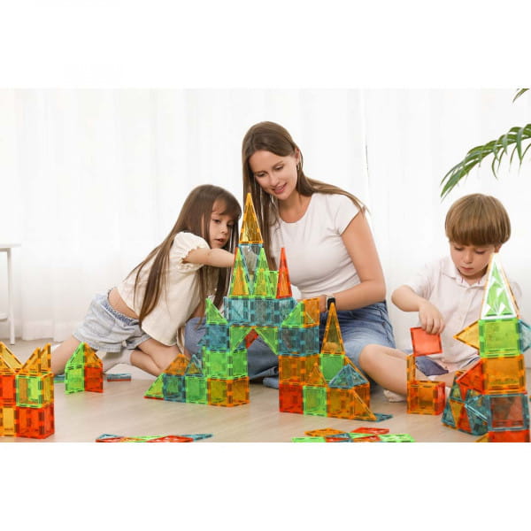 Geomag Magnetic Tiles Gems 44 Bausteine