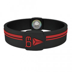 EQ - Hologramm Armband black/red