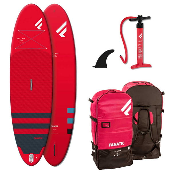 Fanatic Fly Air rot 9&#039;8&quot; &amp; Pure-Paddel SUP Set