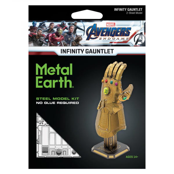 Marvel Avengers Infinity Gauntlet 3D Metall Bausatz