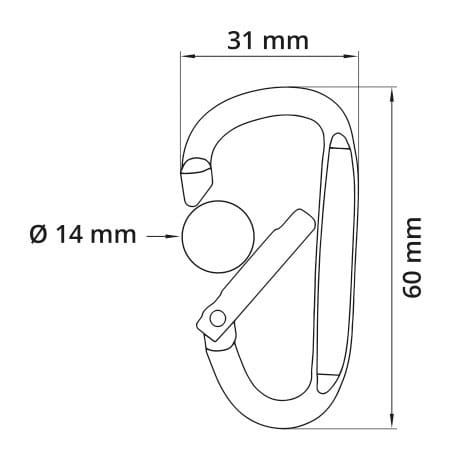 Origin Outdoors Zubehörkarabiner