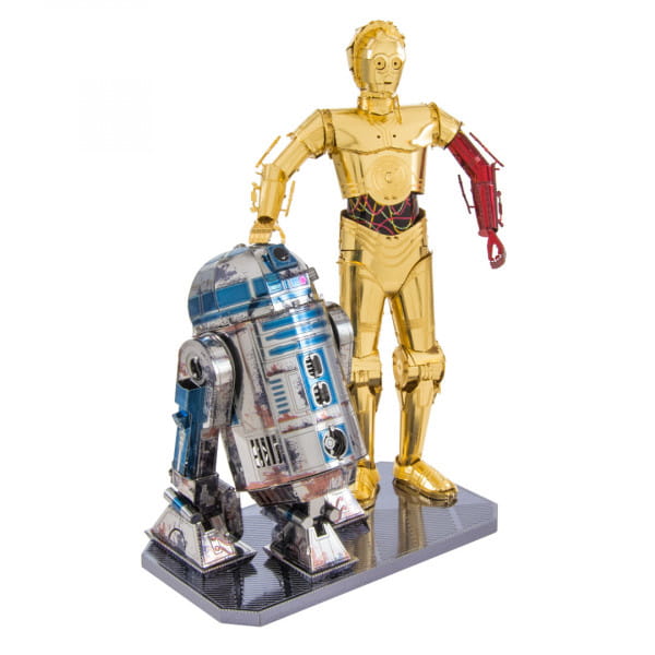 R2-D2 &amp; C-3PO (Doppelpack-Box) 3D Metall Bausatz