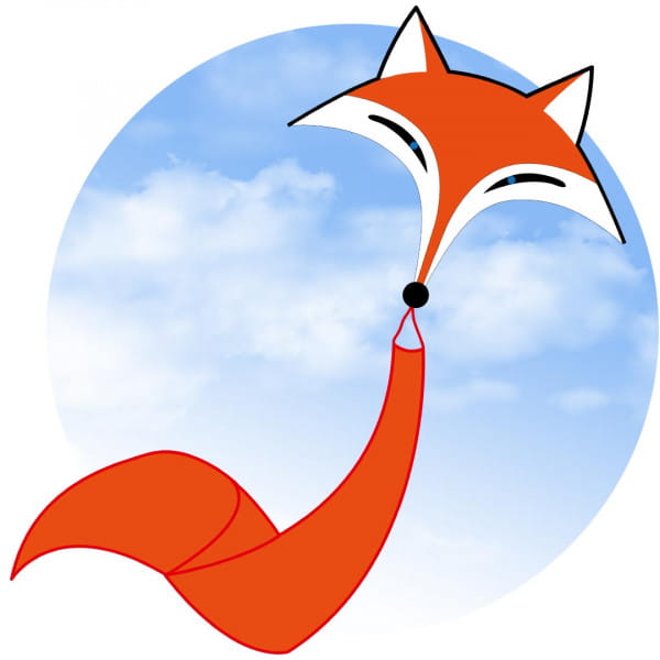 Ecoline Fox Kite Kinderdrachen