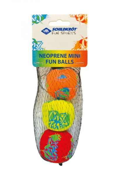 Schildkroet Neopren Mini-Fun-Bälle 3 Stück