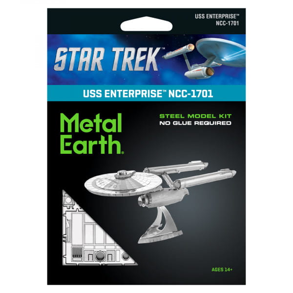 Starship Enterprise NCC-1701 3D Metall Bausatz