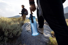 LifeStraw Peak Squeeze Bottle 1L Trinkflasche &amp; Wasserfilter