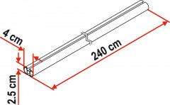 Fiamma Trägersystem Fixing Bar Pro L