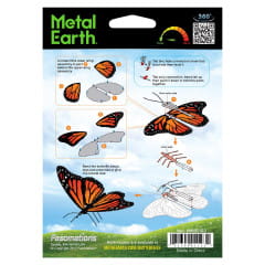 Metal Earth Butterfly Monarch Modellbau Metall