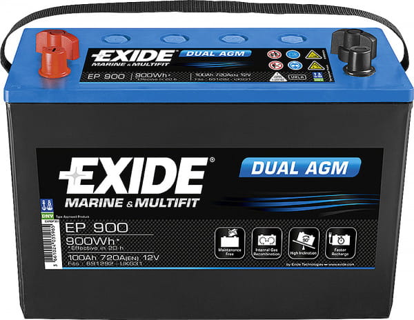 Exide Batterie Dual Agm Ep