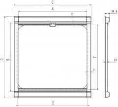 Dometic Dachlukenrollo Db1r, Cremeweiß