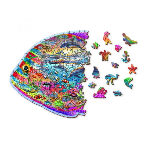 Wooden City Magic Fish Holzpuzzle