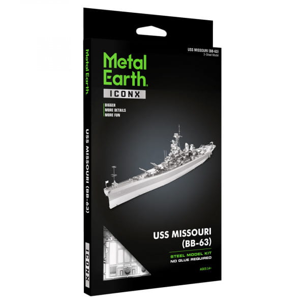 Iconx USS Missouri 3D Metall Bausatz