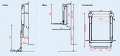 Br-Systems Fahrradträger Bike Lift, 12 V, 2 Räder