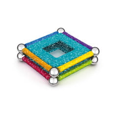 Geomag Glitter Panels Recycled 22 Magnet Baukasten