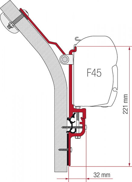 Fiamma Adapter Kit Eriba Touring