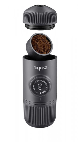 Wacaco Espressomaschine Nanopresso Tragbar Grau