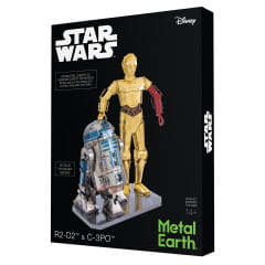R2-D2 &amp; C-3PO (Doppelpack-Box) 3D Metall Bausatz