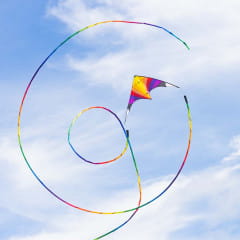 HQ Tube Tail Rainbow Spiral 24 m