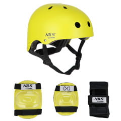 Nils Extreme Protektoren  & Helm Set