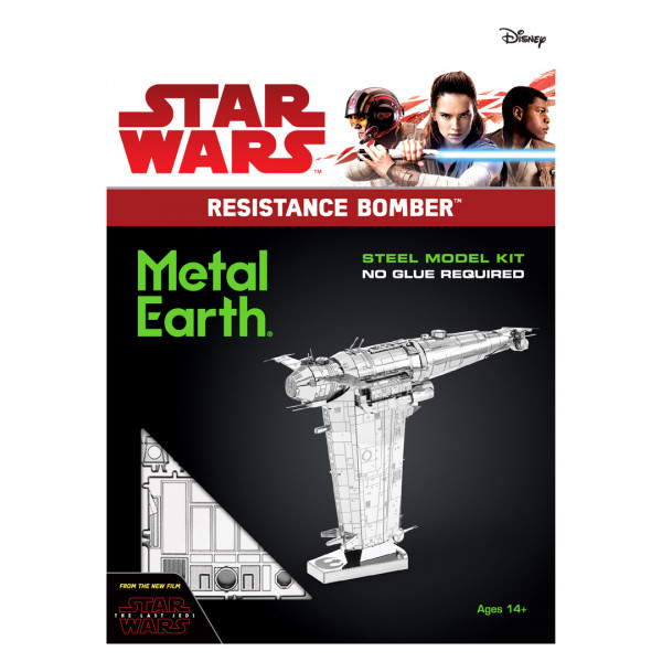 STAR WARS EP 8 - Resistance Bomber 3D Metall Bausatz