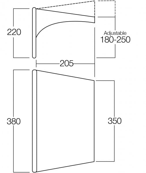 Vango Sonnensegel Vango Air Beam Sky Canopy Für Caravan &amp; Motorhome