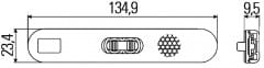 Hella Led Seitenmarkierungsleuchte Mit Rückstrahler