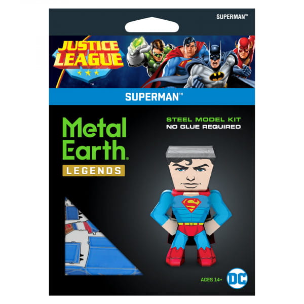 Justice League Superman 3D Metall Bausatz