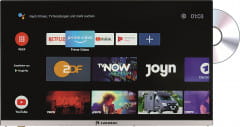Caratec Fernseher Vision Cav Weitwinkel Tv Mit Dvb-T2 Hd, Dvb-S2 Hd, Dvd-Player, Bluetooth Und Smart