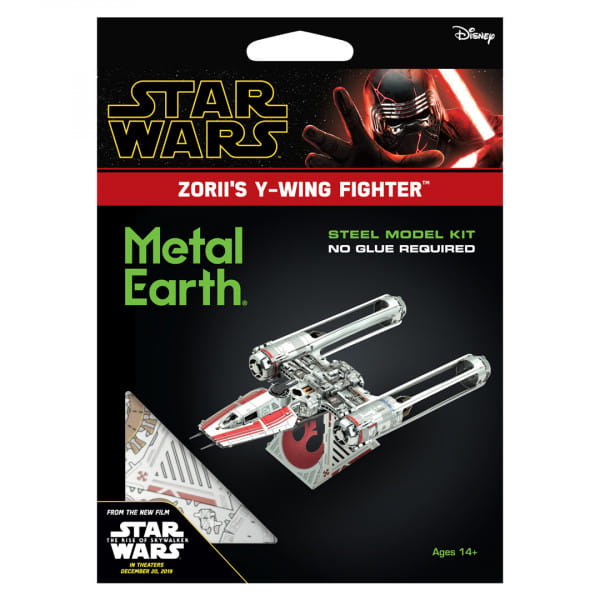 STAR WARS EP 9 Zorri&#039;s Y-Wing Fighter 3D Metall Bausatz