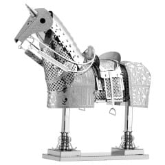 Horse Armor (Silver) 3D Metall Bausatz
