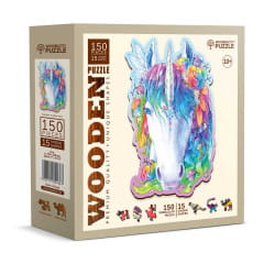 Wooden City Stylish Unicorn Holzpuzzle