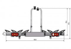 Weih-Tec Fahrradträger Weih Slide Move Ds 250 Incl. Aufnahmen