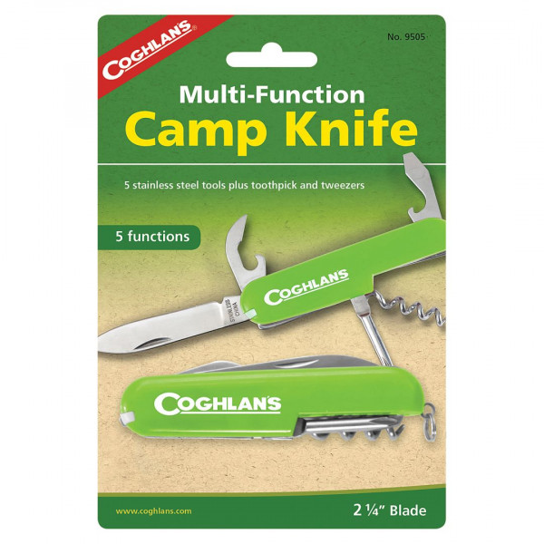 Coghlans Taschenmesser &#039;Camp Knife&#039; 5 Funktionen