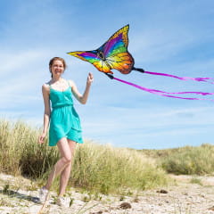 Ecoline Butterfly Kite Rainbow 120 cm Kinderdrachen