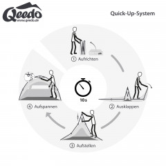 Qeedo Quick Palm Strandmuschel