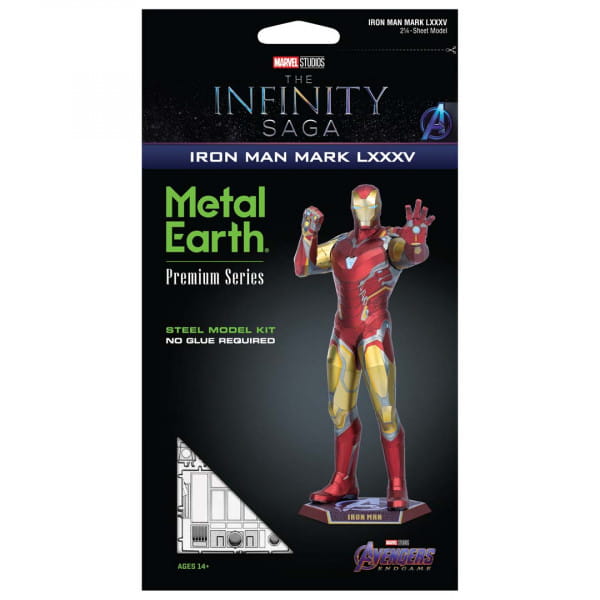 Metal Earth Premium Series Marvel Iron Man Mark LXXXV Modellbau Metall