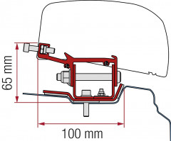 Fiamma Adapter 2-Tlg. Renault Trafic L1 Ab 2014 Für F40van