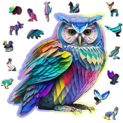 Wooden City Trendy Owl Holzpuzzle