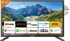 Antarion Fernseher 22 Zoll, Smart Tv, Dvd Bvbt-2
