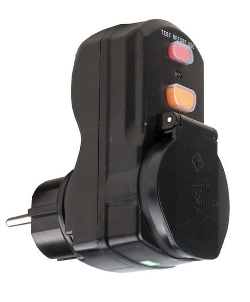 Weingärtner Personenschutz-Adapter Zwischenstecker Prcd 230 V / 16 A