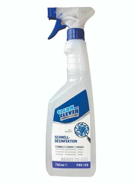Clean and Clever Schnell-Desinfektion Pro 139 750 ml