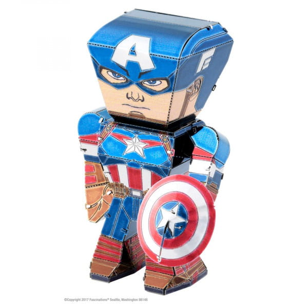 Marvel Avengers Captain America 3D Metall Bausatz