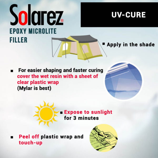 SOLAREZ Microlite Epoxy UV Reparatur Filler