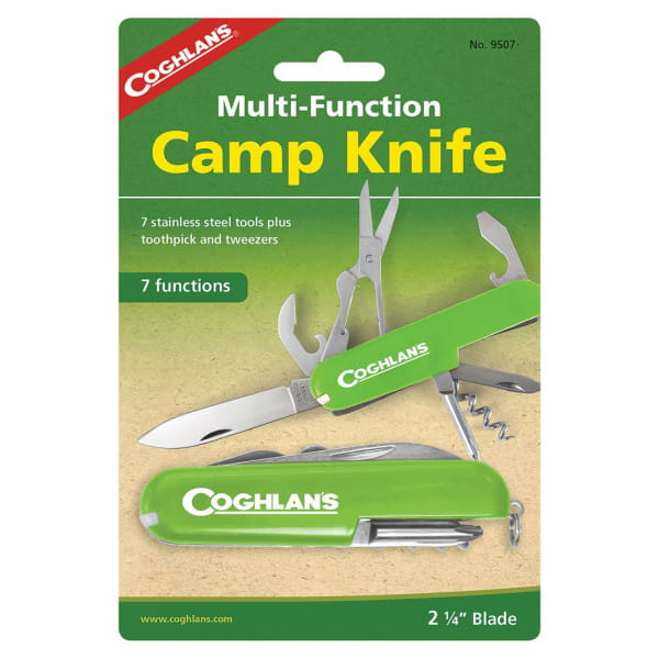 Coghlans Taschenmesser &#039;Camp Knife&#039; 7 Funktionen