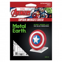 Captain&#039;s America Shield 3D Metall Bausatz