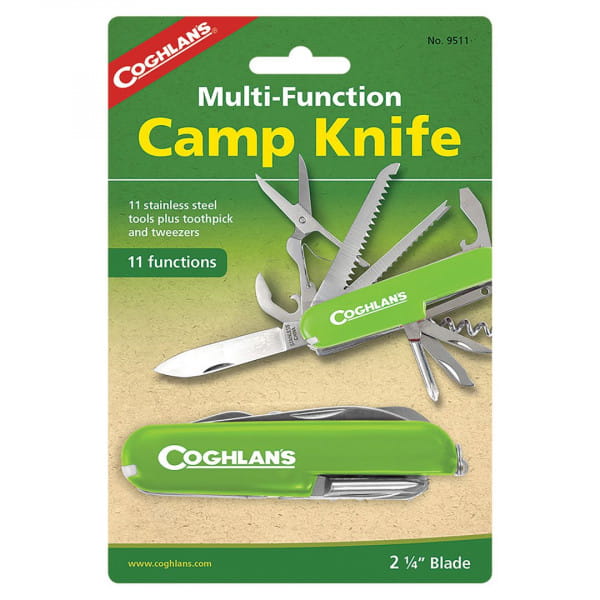 Coghlans Taschenmesser &#039;Camp Knife&#039; 11 Funktionen