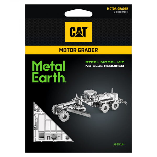 CAT - Motor Grader 3D Metall Bausatz